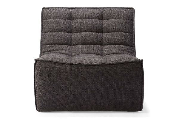 Ethnicraft N701 Sofa 1 Seater in Dark Grey