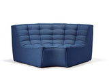 Ethnicraft N701 Sofa Round Corner Blue