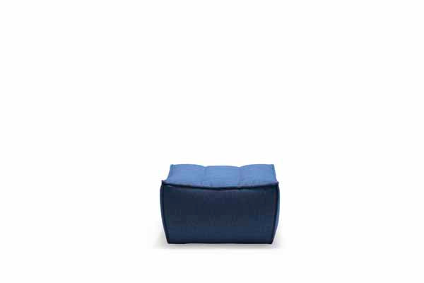 Ethnicraft N701 Sofa Footstool in Blue