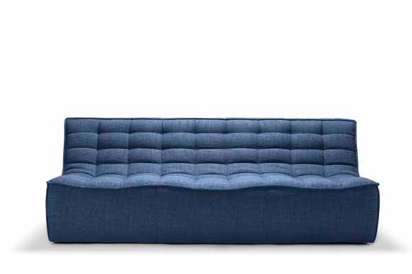 Ethnicraft N701 Sofa 3 Seater in Blue