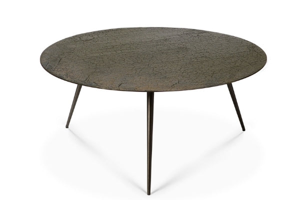 Ethnicraft Luna Coffee Table Lava in Whisky