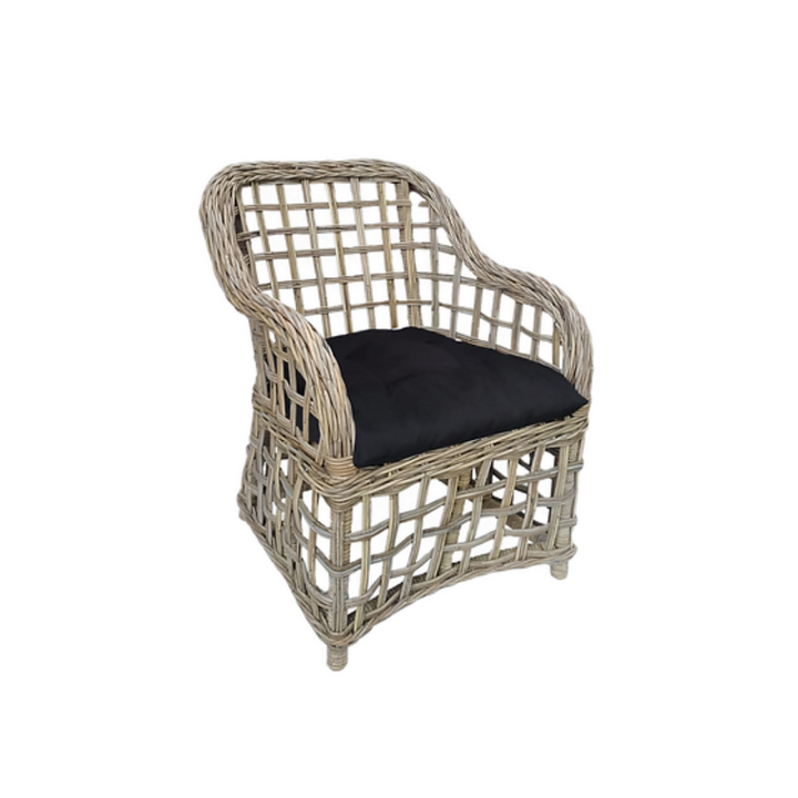 Drysdale Rattan Kubu Grey Chair