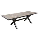 Memphis Extension Outdoor Dining Table - Charcoal