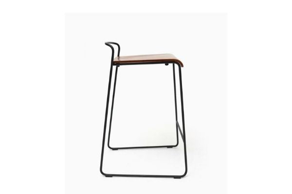 Transit Counter Stool with Black Frame