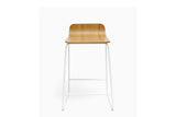 Lolli Counter Stool with White Frame
