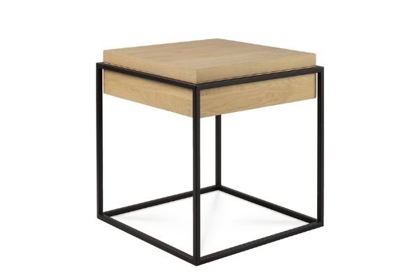 Ethnicraft Oak Monolit Side Table