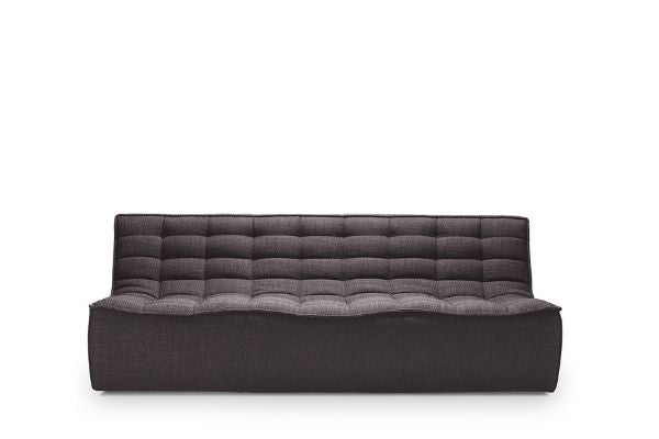 Ethnicraft N701 Sofa 3 seater in Dark Grey