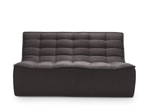 Ethnicraft N701 Sofa 2 Seater in Dark Grey