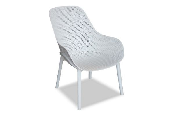 Cradle PP White Lounge Chair