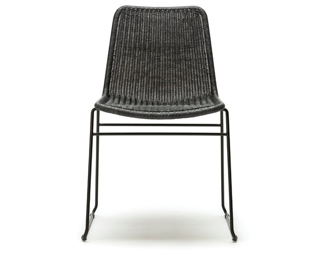 stackable chair, outdoor dining chair, indoor dining chair, dining chair, designer dining chair, rattan chair, yuzuru yamakawa, framed dining chair, restaurant dining chair, hospitality chair, commercial chair, commercial furniture geelong furniture, torquay furniture, ocean grove furniture