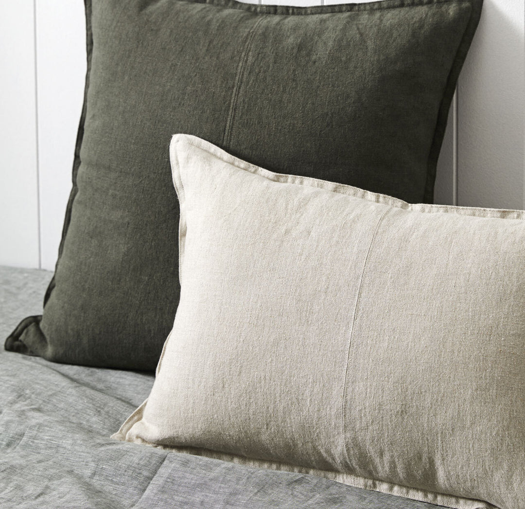 Weave Home Como Lumbar Linen Cushion