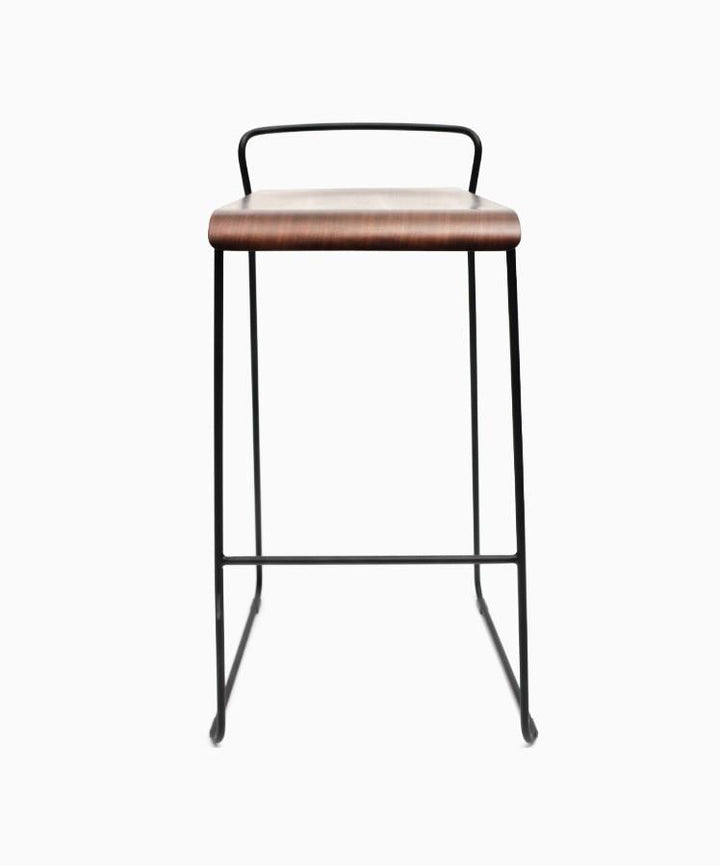 Transit Counter Stool with White Frame