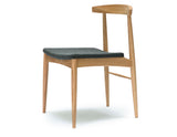 oak dining chair, takahashi asako, american oak dining chair, modern dining chair, upholstered dining chair, black dining chair, geelong furniture, torquay furniture, ocean grove furniture