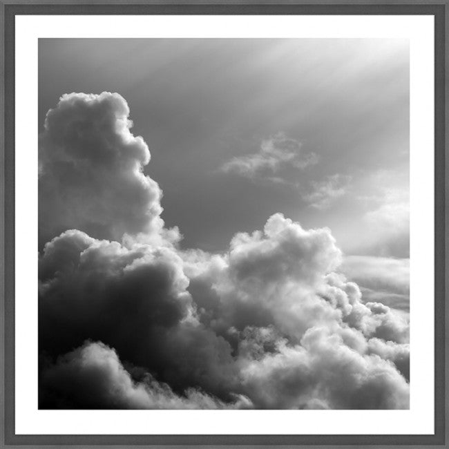 Black & White Clouds - Framed Art   $595.00