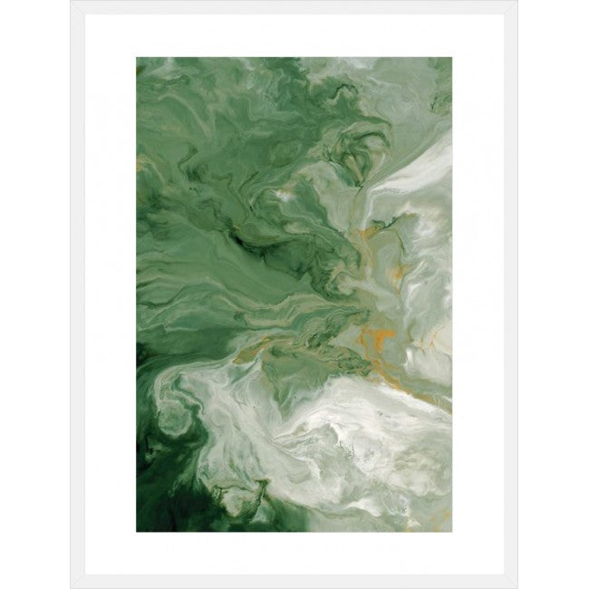 Green Abstract - Framed Art   $725.00