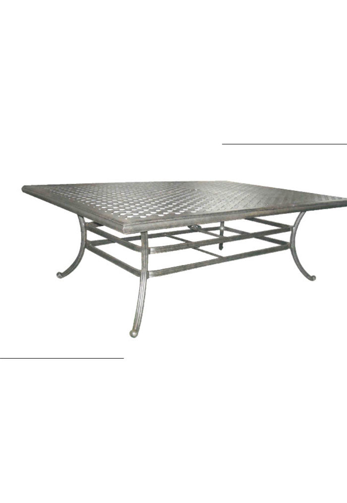 Traditional Cast Aluminum Rectangular Table (220 x 150cm)